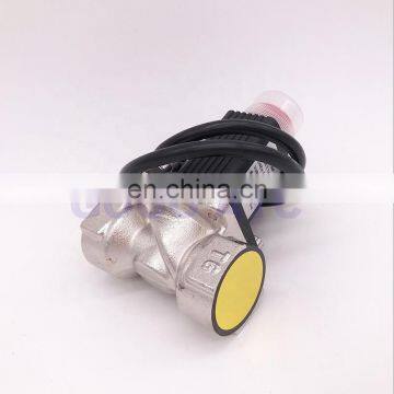 GOGO DN20A manual reset 3/4" Nickel-plated brass gas emergency shut off solenoid valves for home DC9-24V 12V DC