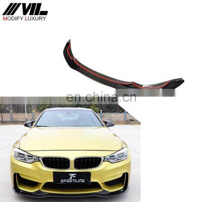 Carbon Fiber Front Spoiler Valance Lip for BMW F82 F83 M4 F80 M3 F8x 2015-2019