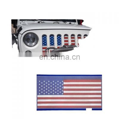 Grill Inserts Mesh American Flag fit for jeep wrangler JK