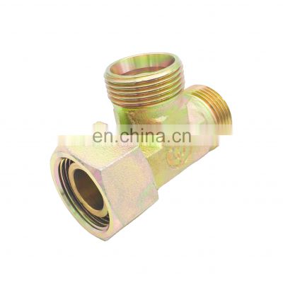 High Quality Plumbing Fittings Straight Connect Equal Tee Straight Tee OEM and ODM Accept Hydraulic Adapter