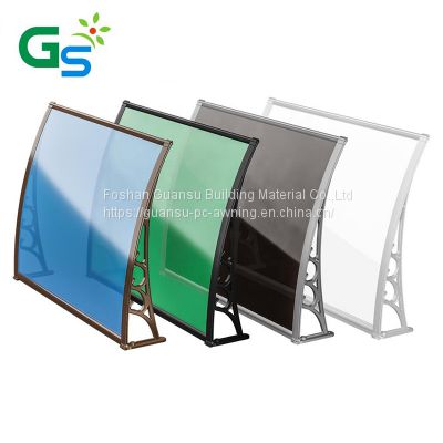 Aluminum Bracket Awning Polycarbonate Solid Sheet Awning for Door and Window