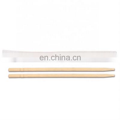 100% Bamboo Sushi Chopsticks Wrapped in PE Plastic Sleeve