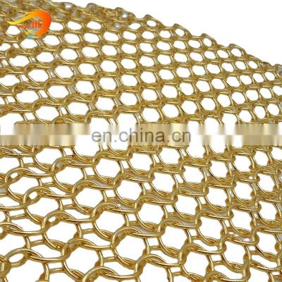 Factory Stainless Steel Metal Ring Mesh for Decorative Curtain
