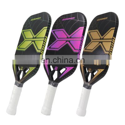 Hot Selling Pickleball Paddle High Quality 13mm Full Carbon Fiber Composite Spin Pickleball Paddle