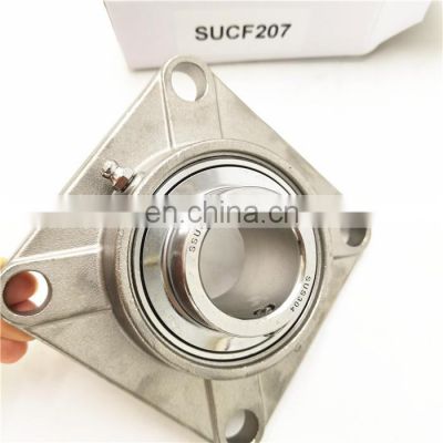 35mm bore stainless steel pillow block bearing SUCF207-23CCFG1 SSUCF207 agricultural bearing SUCF207 bearing