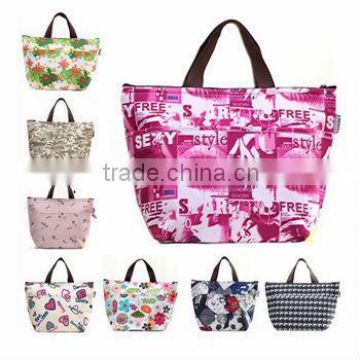 2014 hot selling shopping tote bag with large capacity neoprene and canvas material