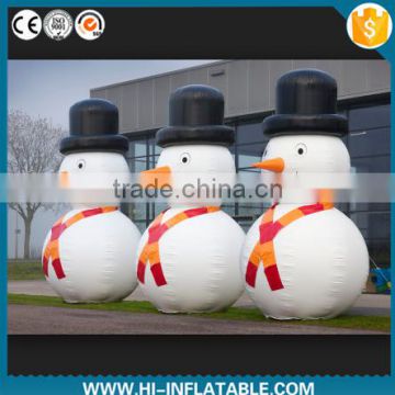 Mass production available high quality big inflatable snowman for christmas