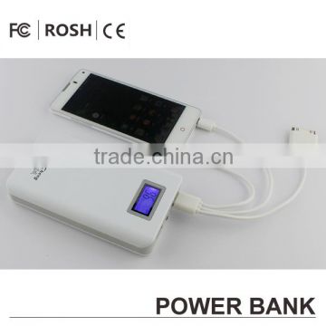 Low factory price phone power bank with led charge indicator in cell phone accessories