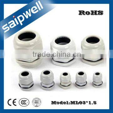 SAIPWELL ML63*1.5 China Long Type UL Electrical Nylon Waterproof Cable Gland