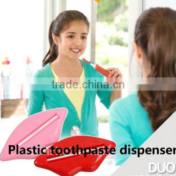 C49 lip shapes popular Plastic toothpaste dispenser