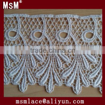 Wholesale chemical polyester embroidery trimming lace