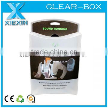 clear pp pillow clothing box packaging