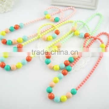 wholesale mixed color beads children jewelry set
