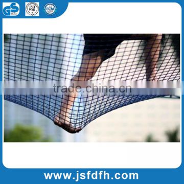 High strength safety net for playground