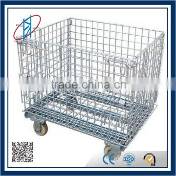 wire steel storage container cage