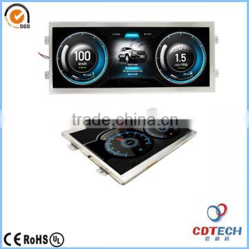 Sunlight readable, full-view 12.3inch TFT LCD with high luminance 1000nits, Remote Driver HDMI Board