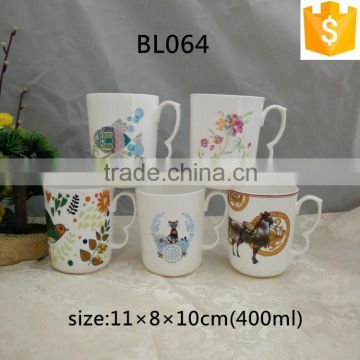 unique design ceramic cups 14oz/400ml bone china custom mugs