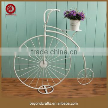Handmade decorative bicycle wrought iron stand for flowers                        
                                                Quality Choice