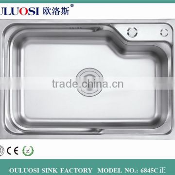 Egypt style flat electroplating finish stainless steel single bowl sinks                        
                                                                                Supplier's Choice