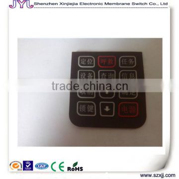 Customized tactile membrane switch keypad panel numeric switch keypad panel