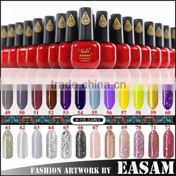 2015 high quality China soak off nail gel polish with 168 colors
