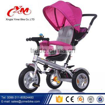 2016 innovative baby product child tricycle seat / Metal frame kids tricycle 12 inch wheels / baby tricycle with 4 in 1