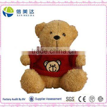 Red sweater Mini teddy bear plush toy