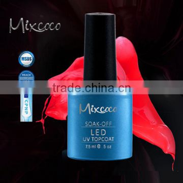 2016 wholesale Mixcoco one step gel polish/beauty choices colored uv gel polish