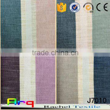 Multi color linen fabric cushion cover ,curtain, sofa cover, Stripe style