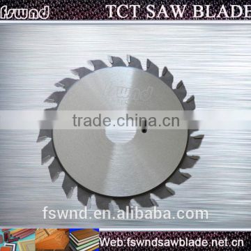 Fswnd smooth cutting edge tct bevelled tooth scoring circular saw blade