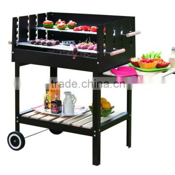 height adjustable grill charcoal barbeque