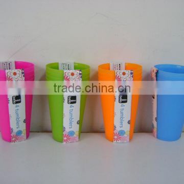 4PK plastic tumblers TG20613