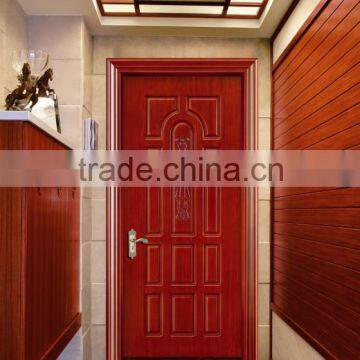 mother and son WPC door front house door with lock and handle