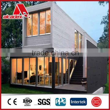 ACP design for coffee kiosk container house acm board
