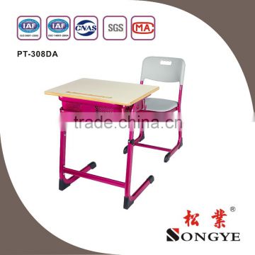 (Furniture)School Desk And Chair,Adjustable desk and chair/School furniture