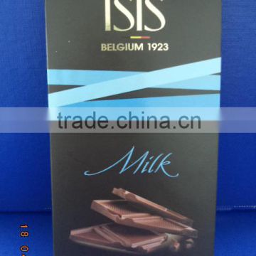 100% Pure Cocoa Butter Milk Chocolate 100g - OEM Services Welcomed FMCG products