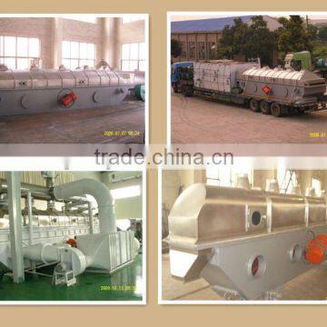 Vibratin fluid bed dryer for salt