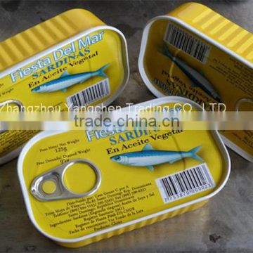 Hot Selling Sardines canned for Marruecos and Indonesia