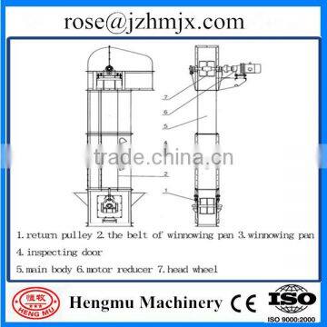 Receiving Raw Material Bucket Elevator For Sale