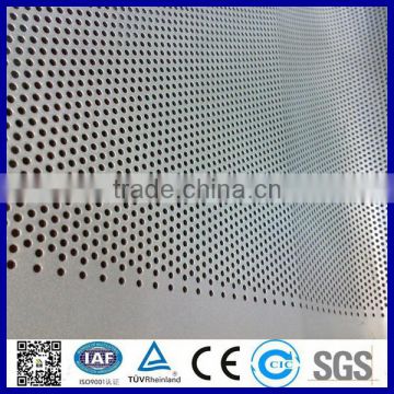 Perforated sheet fence