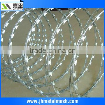 barbed wire Razor Type and Barbed Wire Coil Type for sale