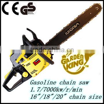Garden king gasoline chain saw 52cc