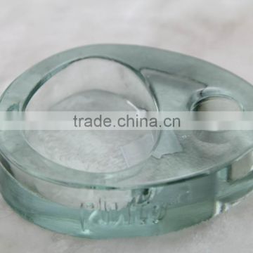 clear glass ashtray, oval shaped glass ashtray ,glass ashtray