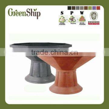 Decorative Large Garden Plant Pots Wholesale from Greenship/ 10 years lifetime/ lightweight/ UV protection/ eco-friendly