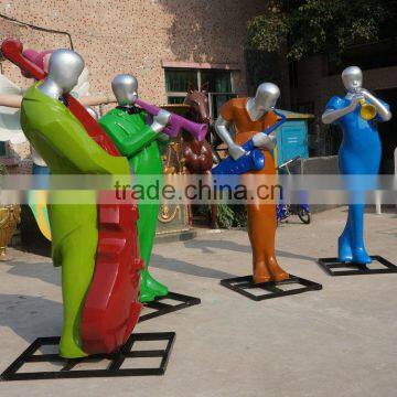 Fiberglass music term character figure