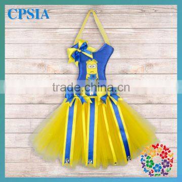 2015 Key Holder Design Tutu Dress Bow Holder With Bow-Tie Wholesale Kids Tutu Dress