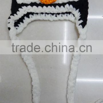 child winter knitted animal shaped hat