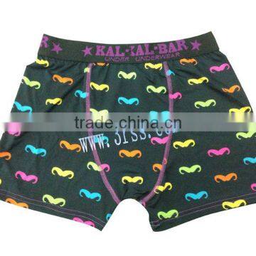 one piece young men good quality underwear booty shorts digital print