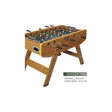 With Wood Grain PVC Laminated Soccer Table