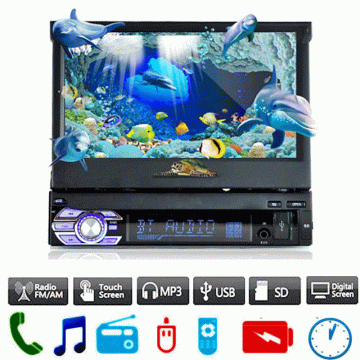1080P Dual Din Touch Screen Car Radio 9 Inch For Mercedes Benz A-class
